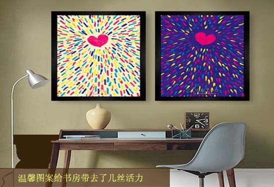 新型潮人类的客厅装饰画图案